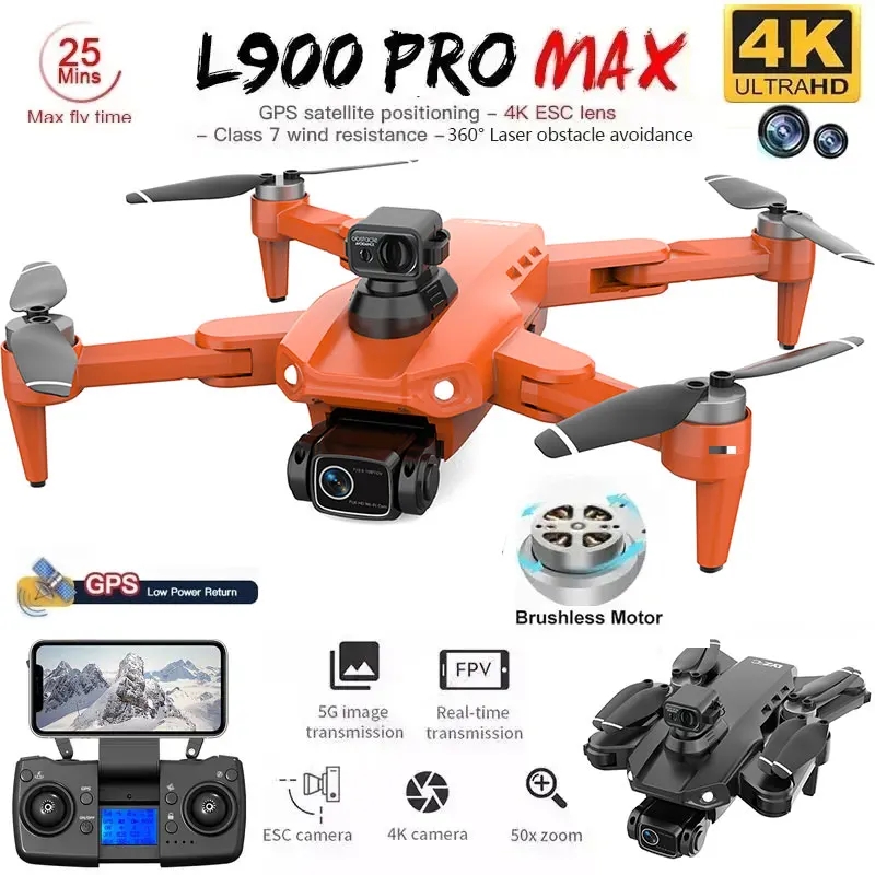 L900 Pro MAX Drone GPS, mainan - Drone Mapping ulasan dan harga